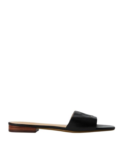 Ciabatte Everley in vitello LAUREN RALPH LAUREN | EVERLEY SLD-SANDALS-SLIDE..BLK